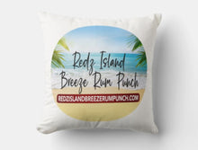 Load image into Gallery viewer, Redz, Island, Breeze, Rum Punch Merch Throw Pillow 16" x 16