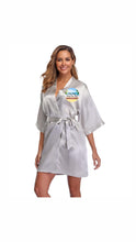 Load image into Gallery viewer, Redz Island Breeze Rum Punch Silky Short Robe Merch.
