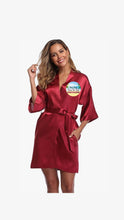 Load image into Gallery viewer, Redz Island Breeze Rum Punch Silky Short Robe Merch.
