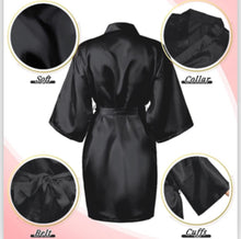 Load image into Gallery viewer, Redz Island Breeze Rum Punch Silky Short Robe Merch.
