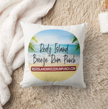 Load image into Gallery viewer, Redz, Island, Breeze, Rum Punch  Merch Throw Pillow 16" x 16
